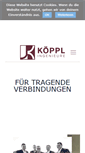 Mobile Screenshot of koeppl-ingenieure.de